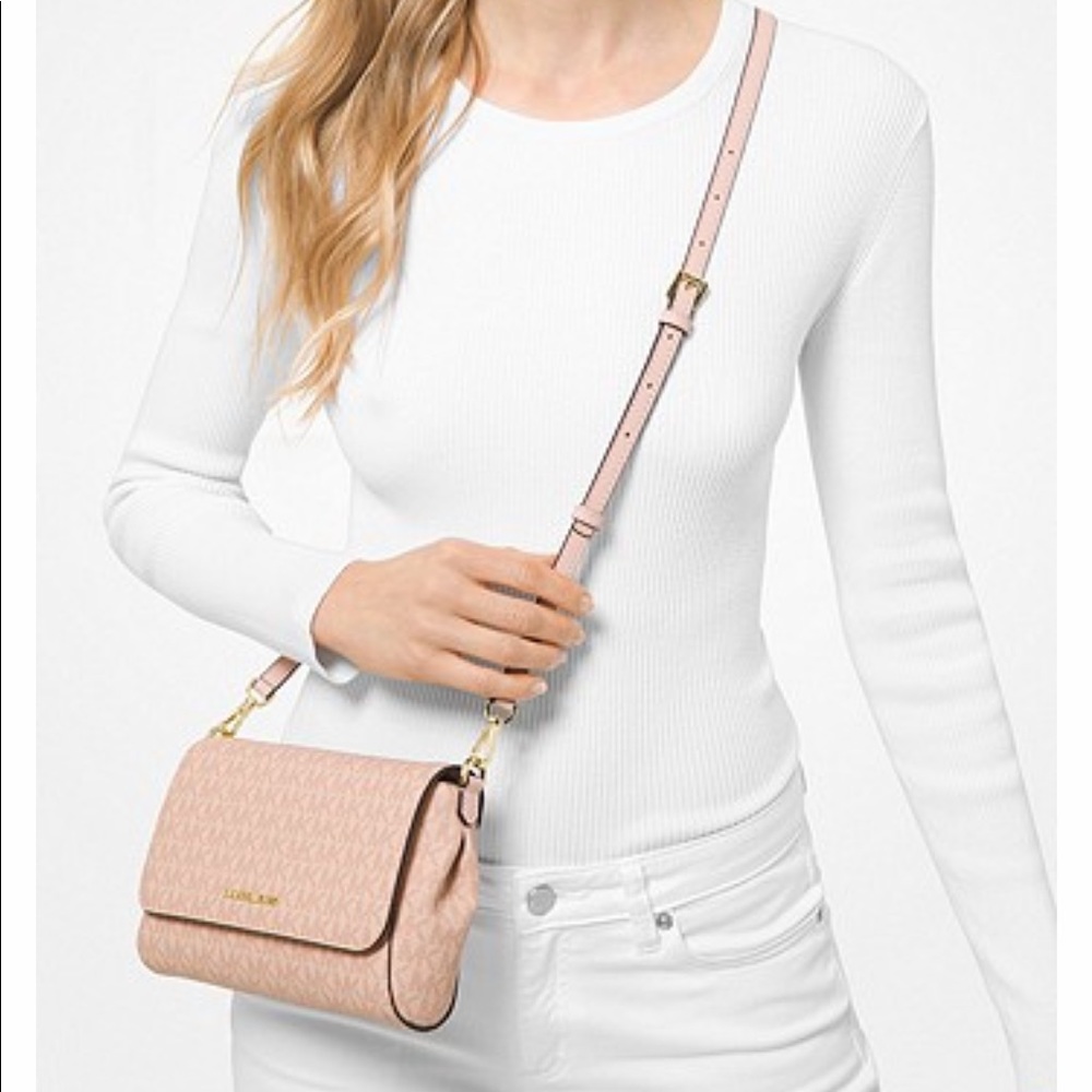 New Michael Kors Medium Logo Convertible Crossbody bag